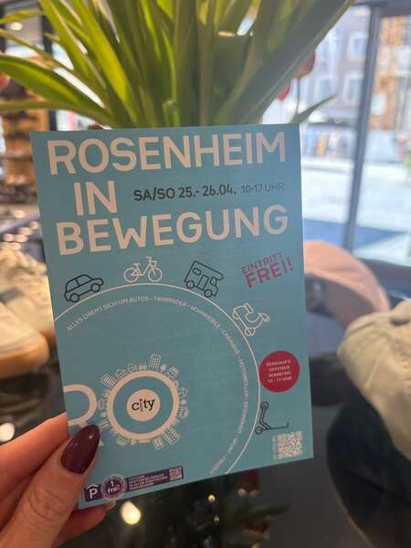 flyer stadt rosenheim marktsonntag