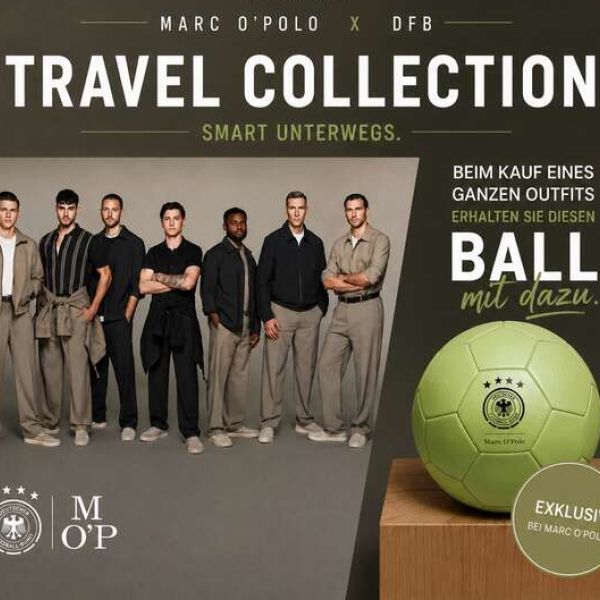 DFB Travel Collection || Fußball zum Einkauf geschenkt bei Marc O´Polo Rosenheim