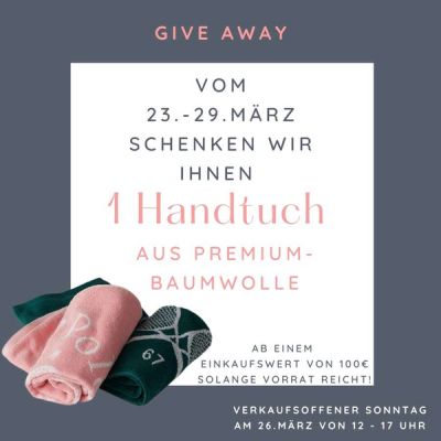 Geschenk bei Marc O‘Polo + Verkaufsoffener Sonntag in Rosenheim