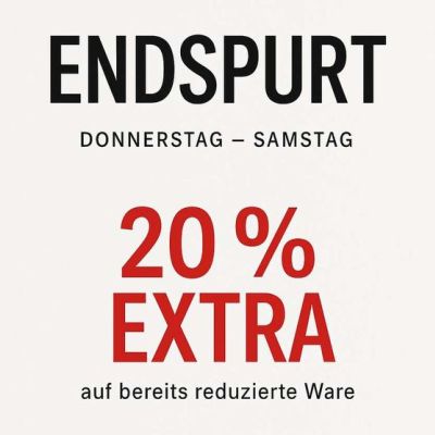 ENDSPURT! 20% EXTRA auf reduzierte Ware bei Marc O´Polo Augsburg